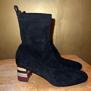 OLivia Miller black suede bootie